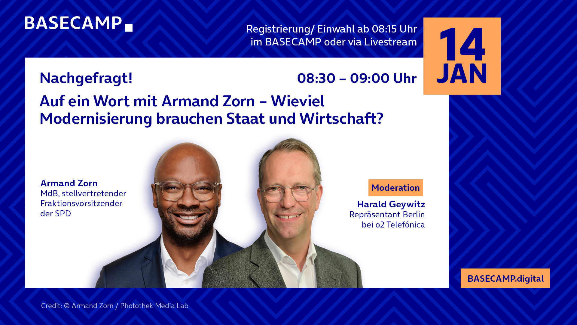 BASECAMP Nachgefragt!: Auf ein Wort mit Armand Zorn – Wieviel Modernisierung brauchen Staat und Wirtschaft?