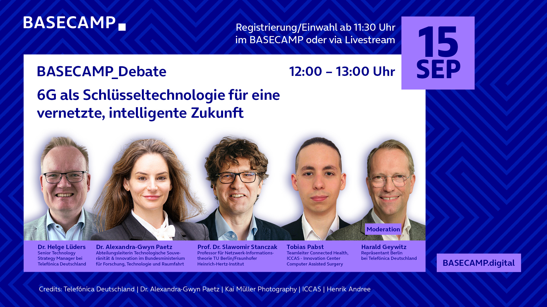 BASECAMP_Debate: 6G als Schlüsseltechnologie für eine vernetzte, intelligente Zukunft