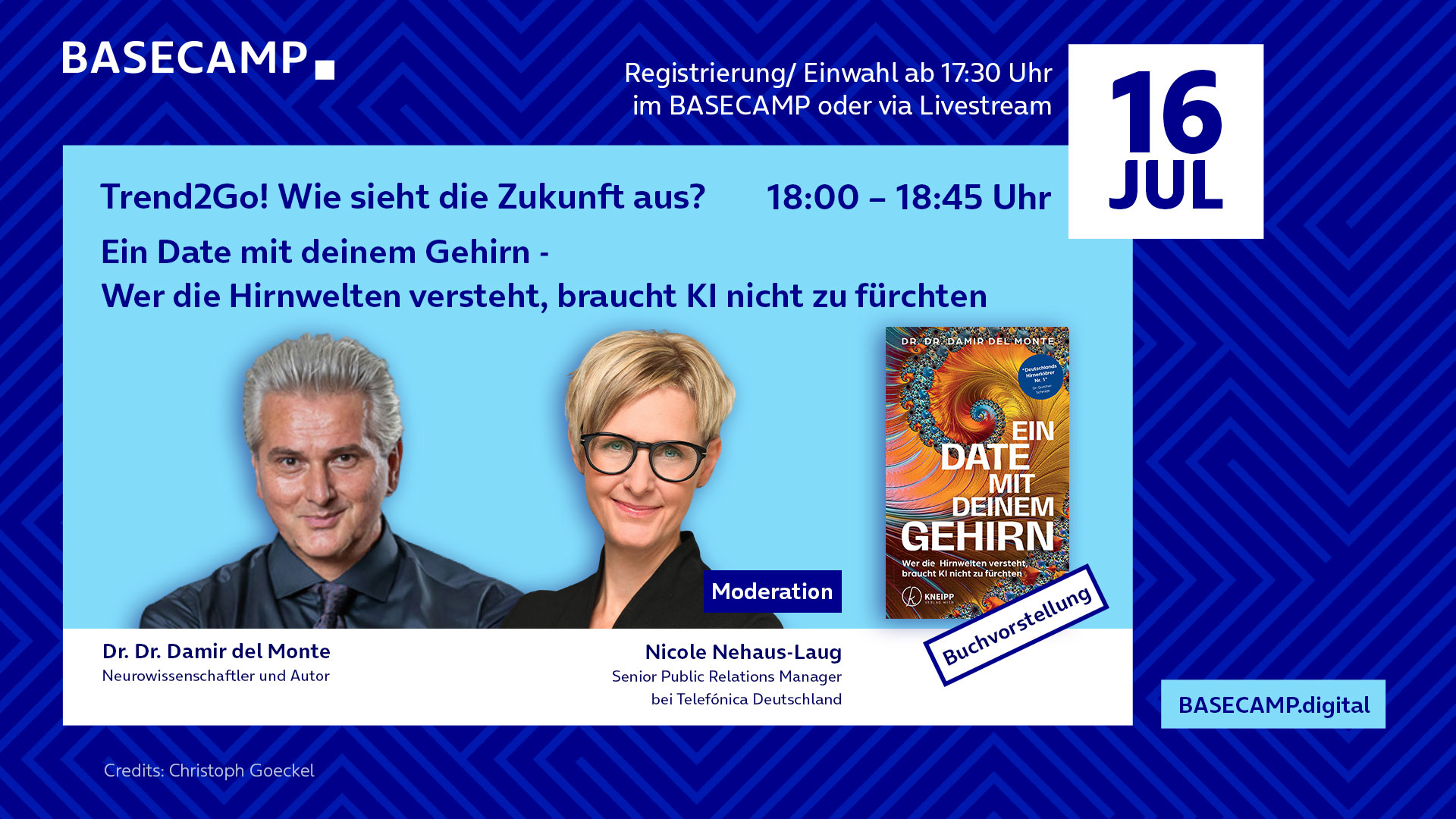 BASECAMP Trend2Go!: Ein Date mit deinem Gehirn - Wer die Hirnwelten versteht, braucht KI nicht zu fürchten