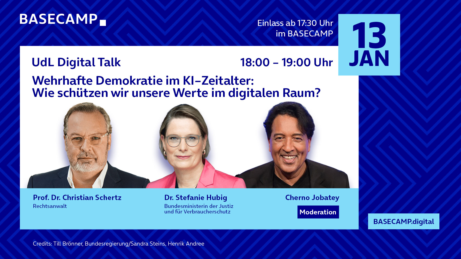 UdL Digital Talk mit Dr. Stefanie Hubig und Prof. Dr. Christian Schertz: Wehrhafte Demokratie im KI–Zeitalter