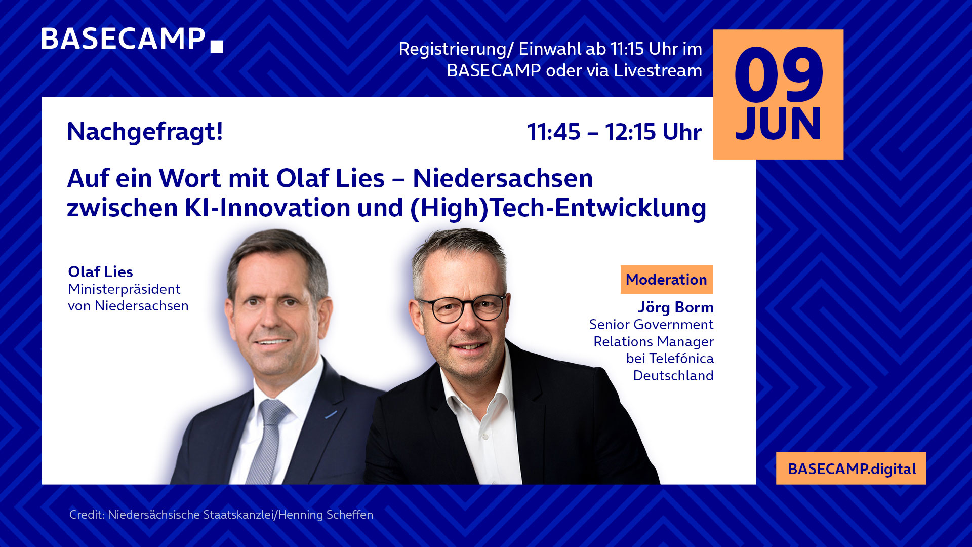 BASECAMP Nachgefragt!: Niedersachsen zwischen KI‑Innovation und (High)Tech‑Entwicklung