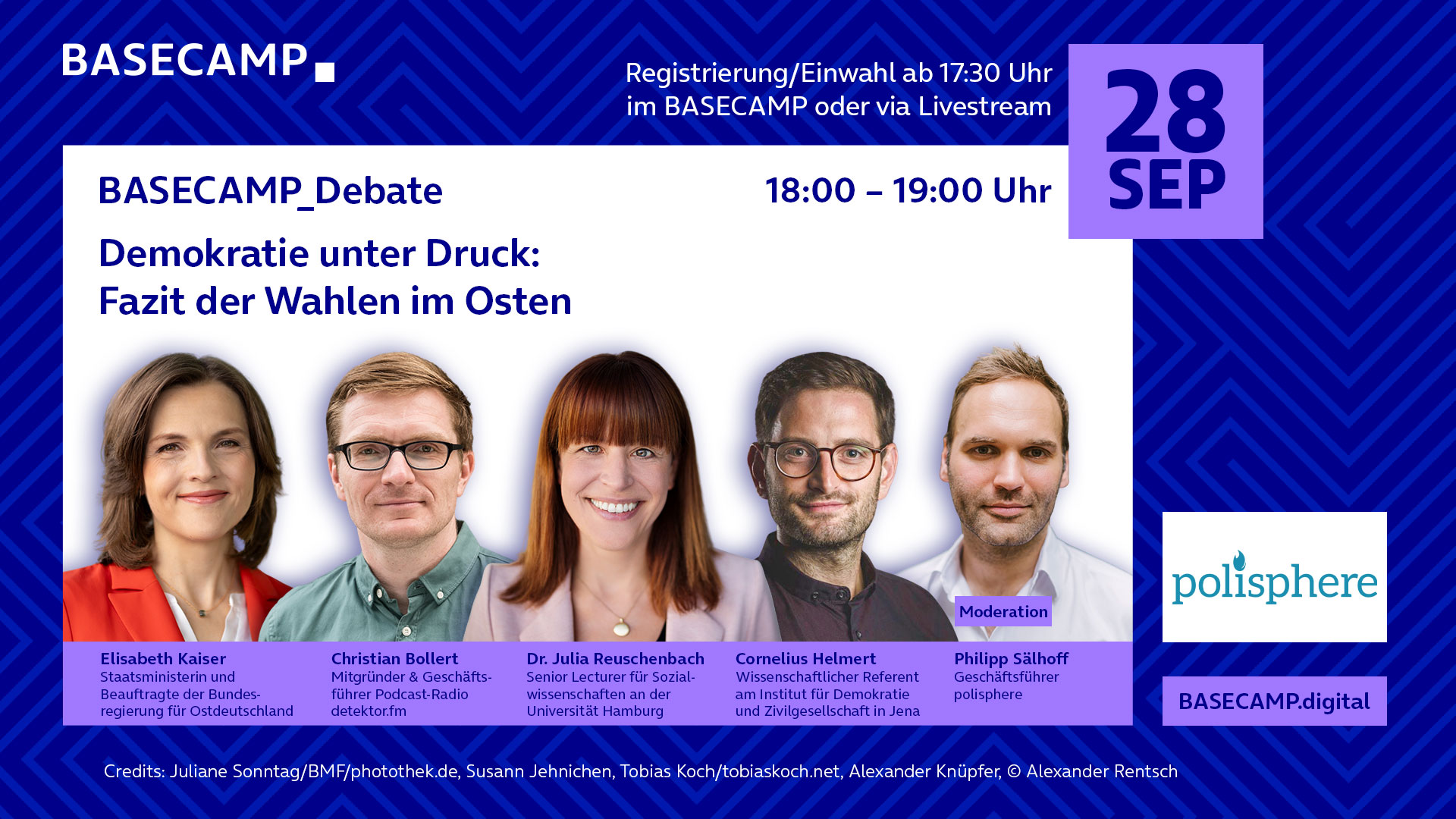  BASECAMP_Debate: Demokratie unter Druck: Fazit der Wahlen im Osten