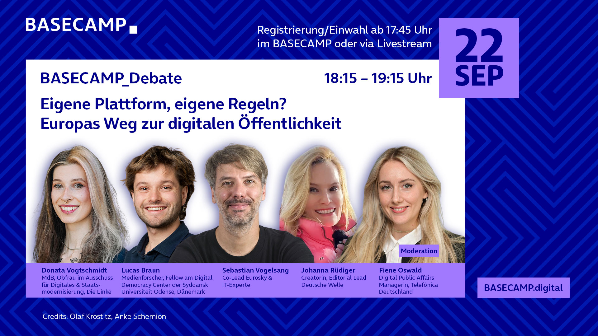 BASECAMP_Debate: Eigene Plattform, eigene Regeln? Europas Weg zur digitalen Öffentlichkeit