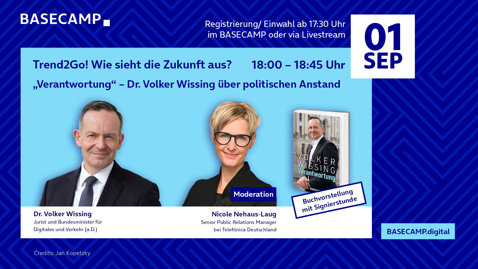 BASECAMP Trend2Go!: „Verantwortung“ – Dr. Volker Wissing über politischen Anstand (Buchvorstellung)