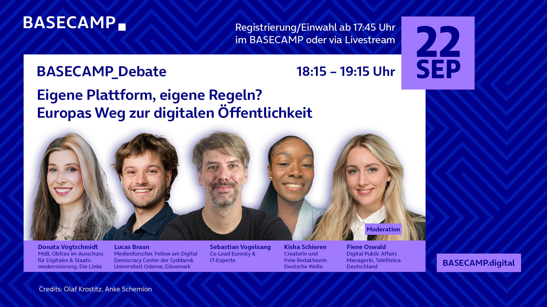 BASECAMP_Debate: Eigene Plattform, eigene Regeln? Europas Weg zur digitalen Öffentlichkeit