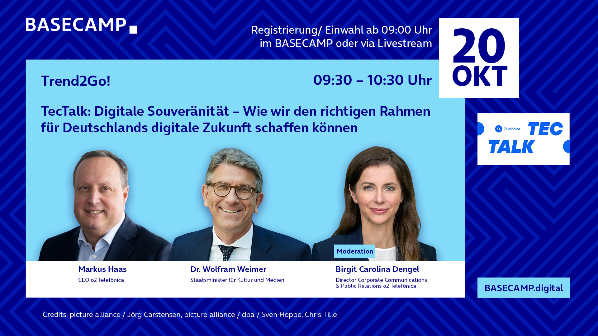 BASECAMP Trend2Go!: TecTalk: Digitale Souveränität – Wie wir den richtigen Rahmen für Deutschlands digitale Zukunft schaffen können
