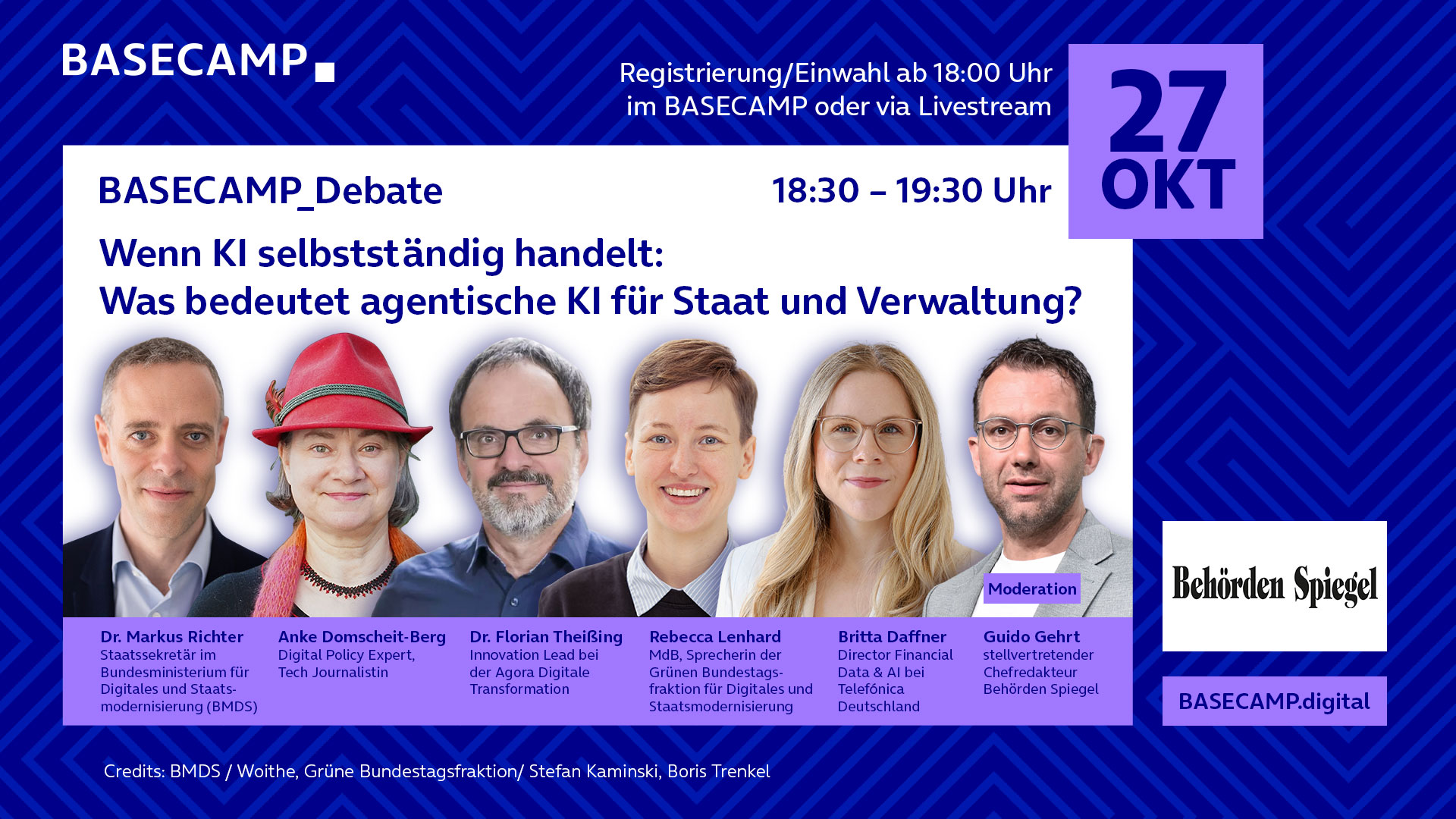 BASECAMP_Debate: Wenn KI selbstständig handelt: Was bedeutet agentische KI für Staat und Verwaltung?